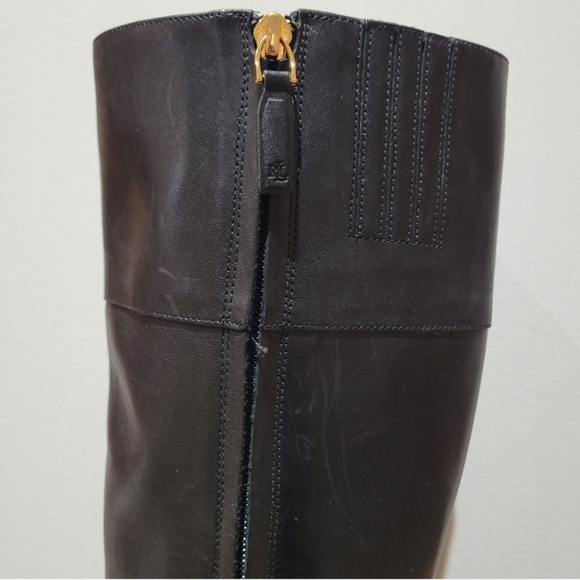 Ralph Lauren Black Riding Boots - Picture 8 of 16
